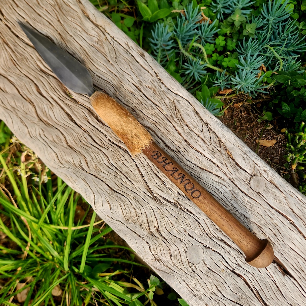 Custom made bushcraft knife