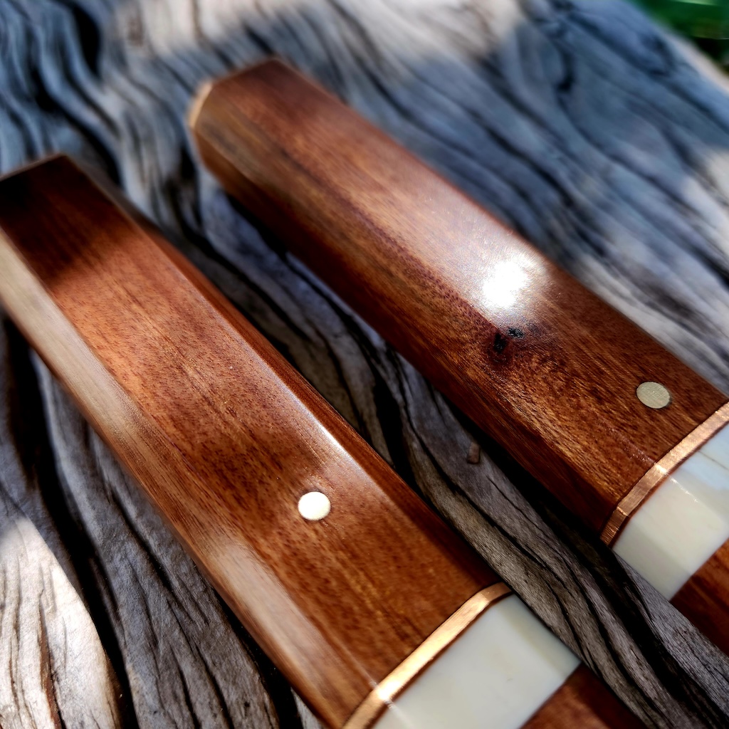 Handcrafted cutlery wooden handles